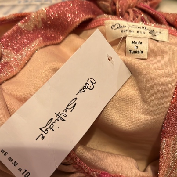 NWT Miss SELFRIDGE US sz 6 printed wrap halter knit top - Picture 6 of 7